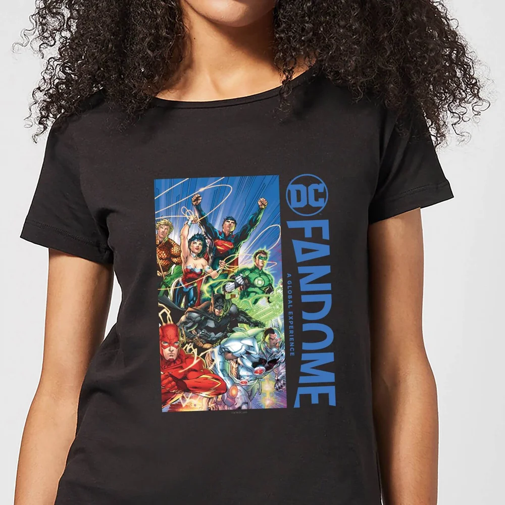 DC Fandome Justice League Women's T-Shirt - Black - XS Bild 1