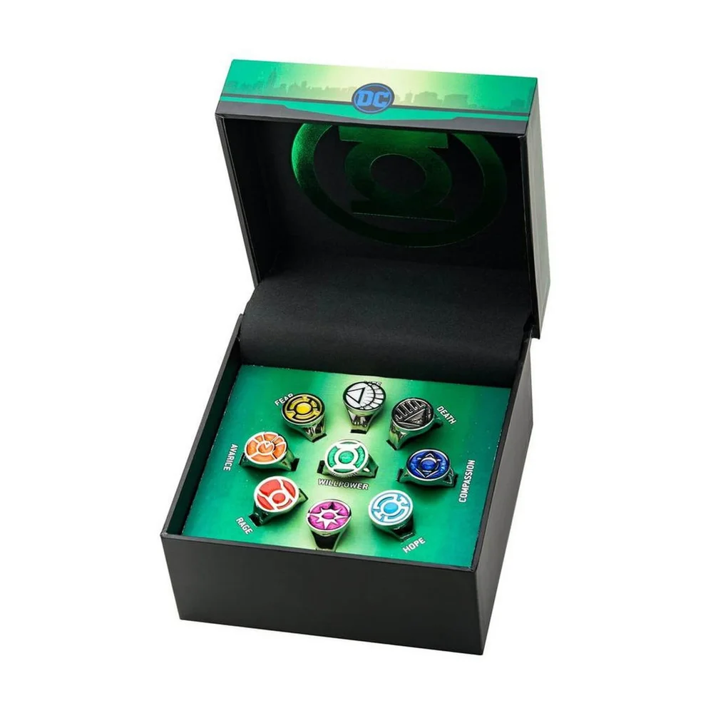 DC Comics Green Lantern Corps Ring-Set in limitierter Ausgabe - nur in der EU erhältlich Bild 1