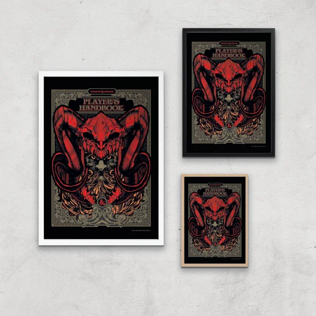 Dungeons & Dragons Players Handbook Giclee Art Print