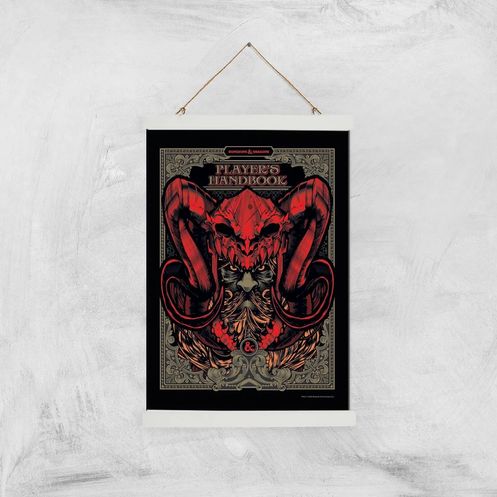 Dungeons & Dragons Players Handbook Giclee Art Print - A3 - White Hanger Bild 1