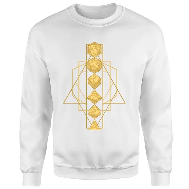 Dungeons & Dragons Celestial Dice Sweatshirt - Weiß