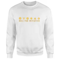 Dungeons & Dragons Roll For Initiative Sweatshirt - Weiß