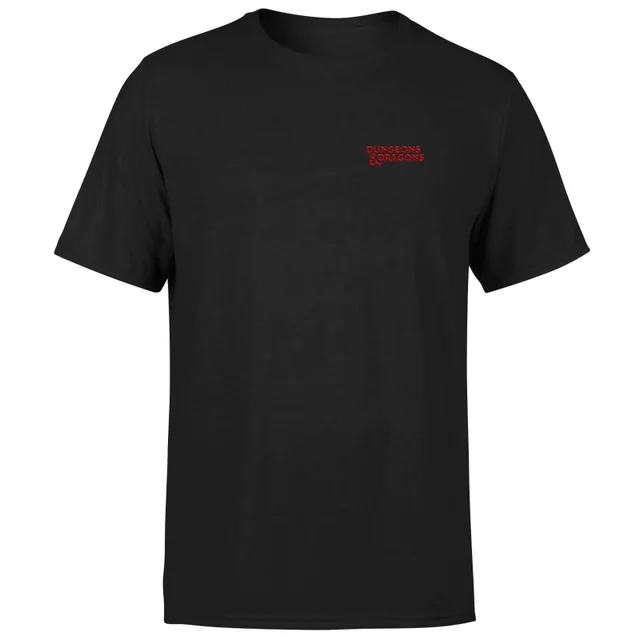 Dungeons & Dragons D&D Logo Herren T-Shirt - Schwarz