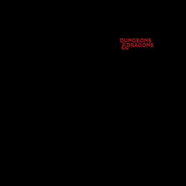 Dungeons & Dragons D&D Logo Herren T-Shirt - Schwarz