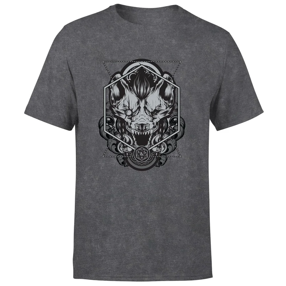 Dungeons & Dragons Gnoll Unisex T-Shirt - Schwarz Acid Wash - S Bild 1