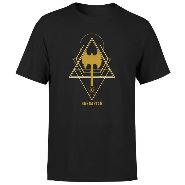 Dungeons & Dragons Barbarian Herren T-Shirt - Schwarz