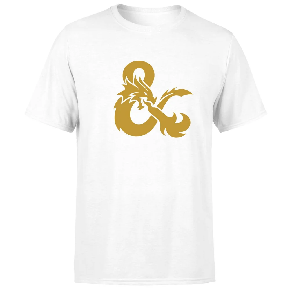 Dungeons & Dragons Ampersand Gold Herren T-Shirt - Weiß - S Bild 1