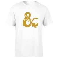Dungeons & Dragons Ampersand Gold Herren T-Shirt - Weiß - undefined undefined
