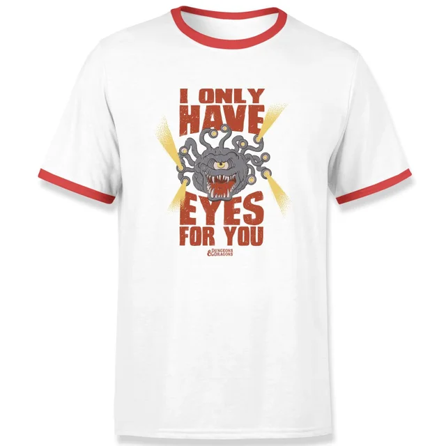 Dungeons & Dragons D&D Cartoon Beholder Unisex T-Shirt - Weiß