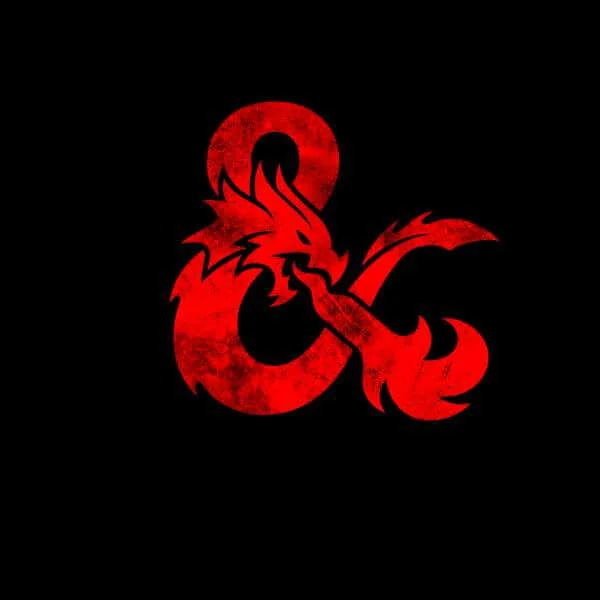 Dungeons & Dragons D&D Ampersand Herren T-Shirt - Schwarz