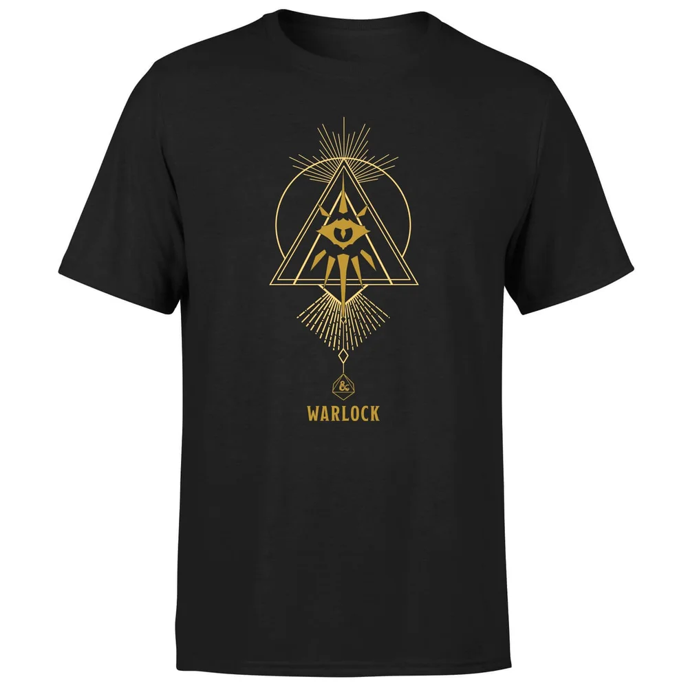 Dungeons & Dragons Warlock Herren T-Shirt - Schwarz - S Bild 1
