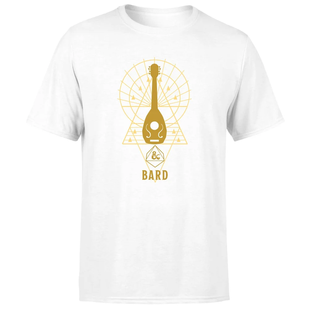 Dungeons & Dragons Bard Herren T-Shirt - Weiß - S Bild 1
