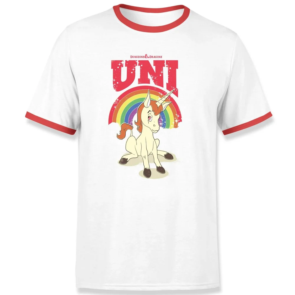Dungeons & Dragons D&D Cartoon Uni Unisex T-Shirt - Weiß - S Bild 1