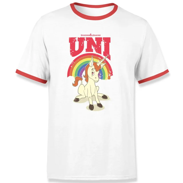 Dungeons & Dragons D&D Cartoon Uni Unisex T-Shirt - Weiß