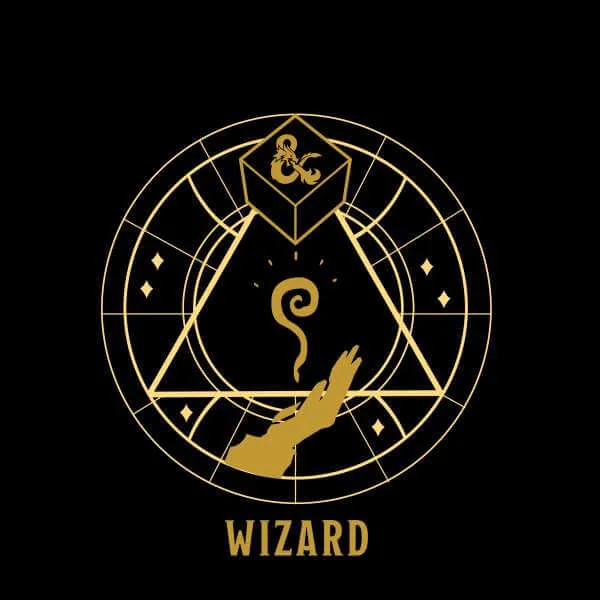 Dungeons & Dragons Wizard Herren T-Shirt - Schwarz