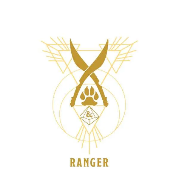 Dungeons & Dragons Ranger Herren T-Shirt - Weiß