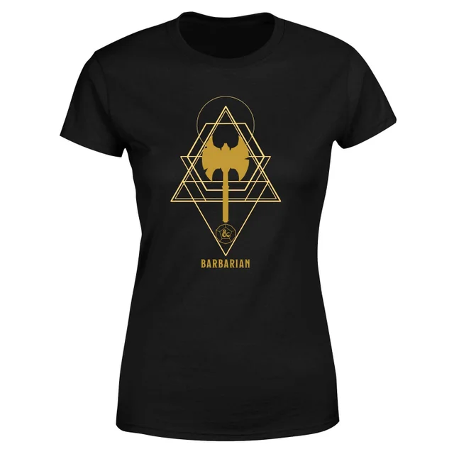 Dungeons & Dragons Barbarian Damen T-Shirt - Schwarz