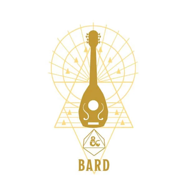 Dungeons & Dragons Bard Damen T-Shirt - Weiß