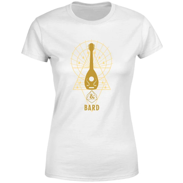 Dungeons & Dragons Bard Damen T-Shirt - Weiß