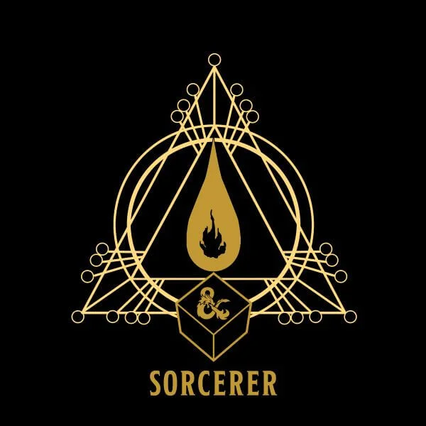 Dungeons & Dragons Sorcerer Damen T-Shirt - Schwarz