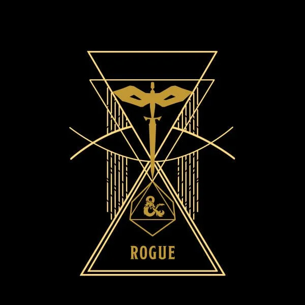 Dungeons & Dragons Rogue Damen T-Shirt - Schwarz