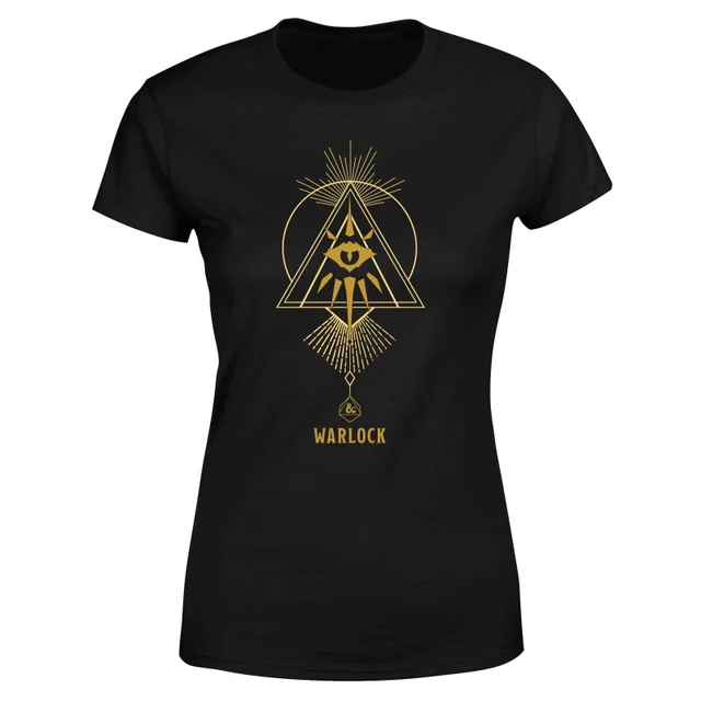 Dungeons & Dragons Warlock Damen T-Shirt - Schwarz