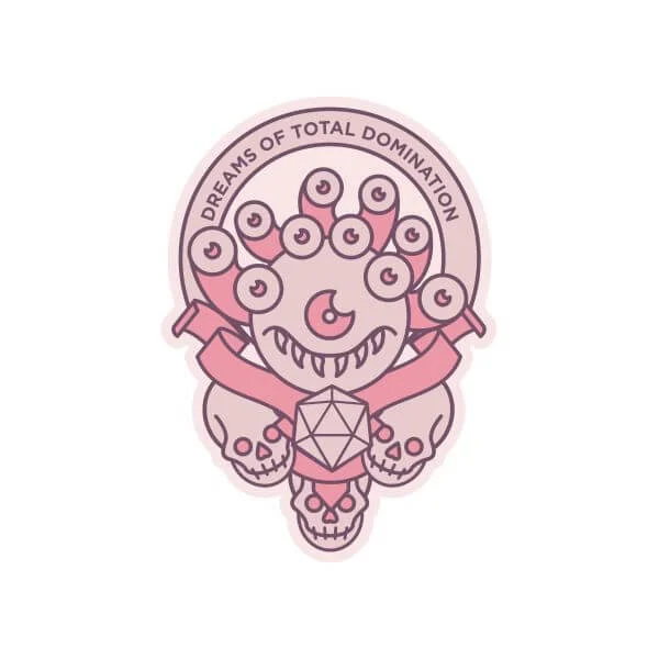 Dungeons & Dragons Beholder Dreams Damen T-Shirt - Weiß