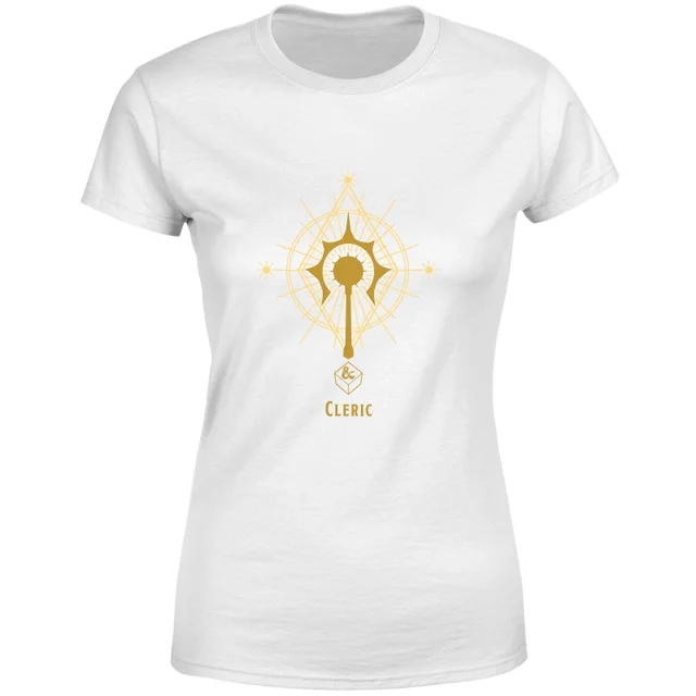 Dungeons & Dragons Cleric Damen T-Shirt - Weiß