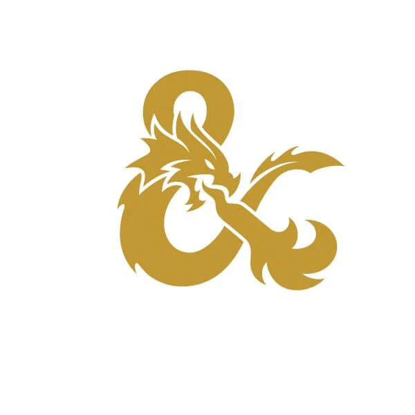 Dungeons & Dragons Ampersand Gold Damen T-Shirt - Weiß