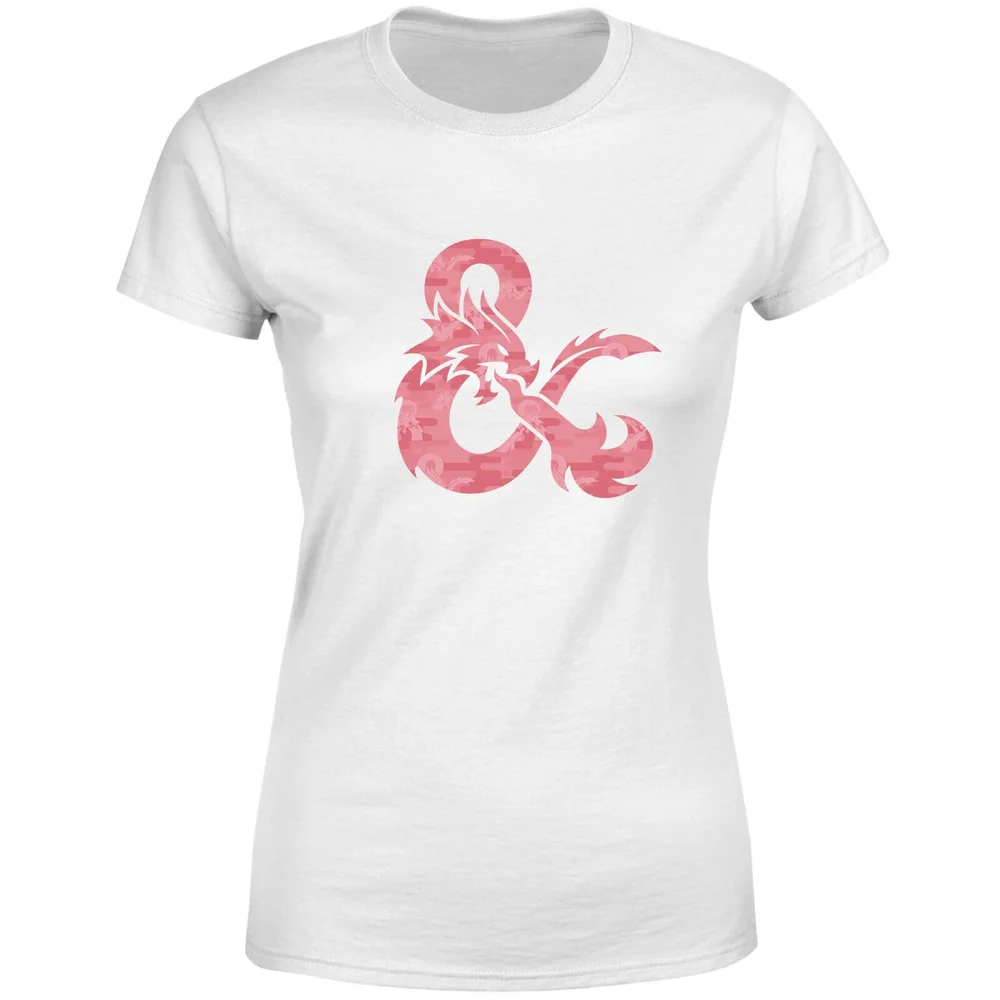 Dungeons & Dragons Ampersand Pink Damen T-Shirt - Weiß - XS Bild 1