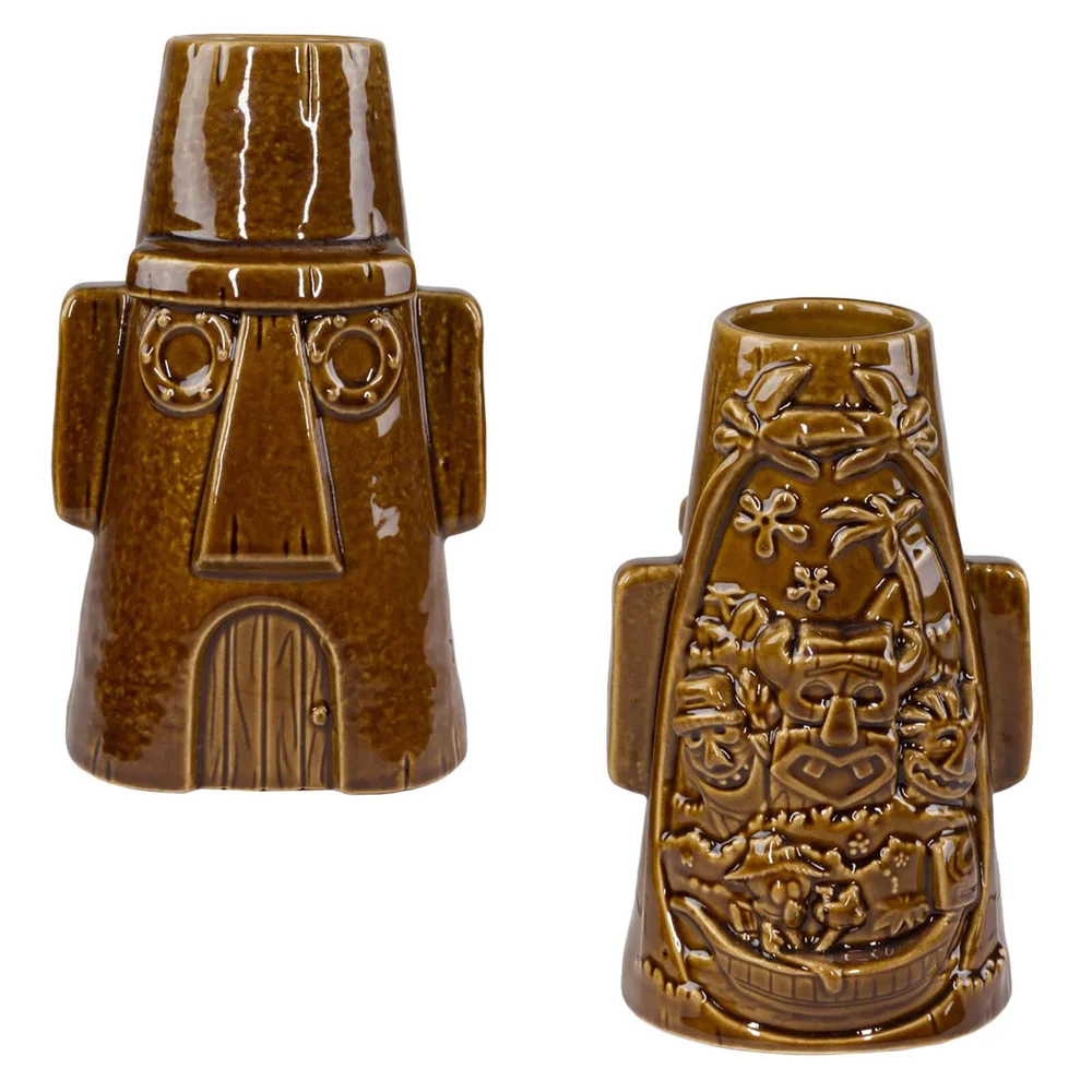 Mondo SpongeBob Schwammkopf Thaddäus' Haus Driftwood Tiki Becher Bild 1