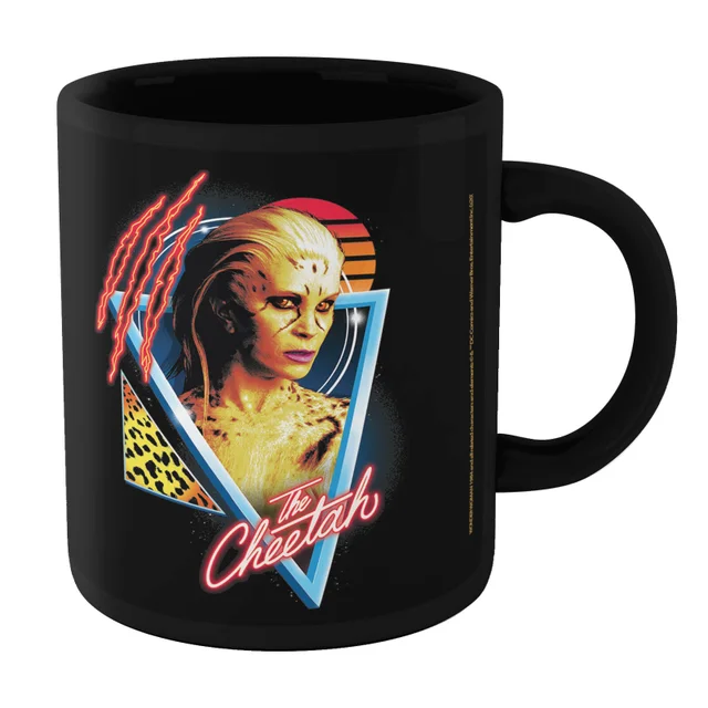 Wonder Woman & The Cheetah Tasse - Schwarz