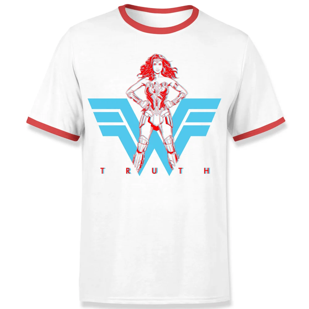 Wonder Woman Truth Unisex Ringer T-Shirt - Weiß - S Bild 1
