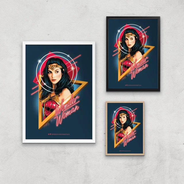 Wonder Woman Welcome To The 80s Giclee Art Print