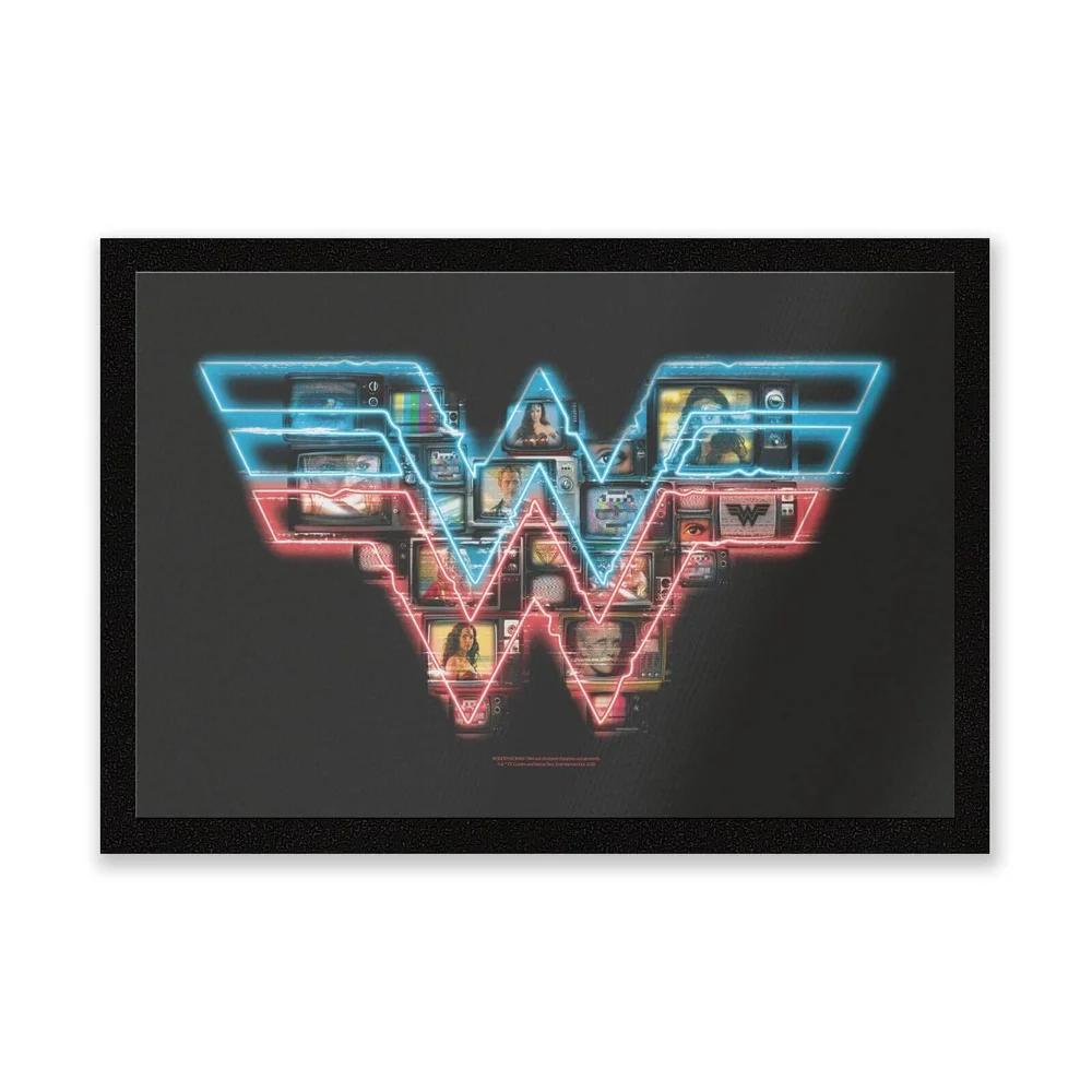 Wonder Woman Neon Sign Fussmatte Bild 1