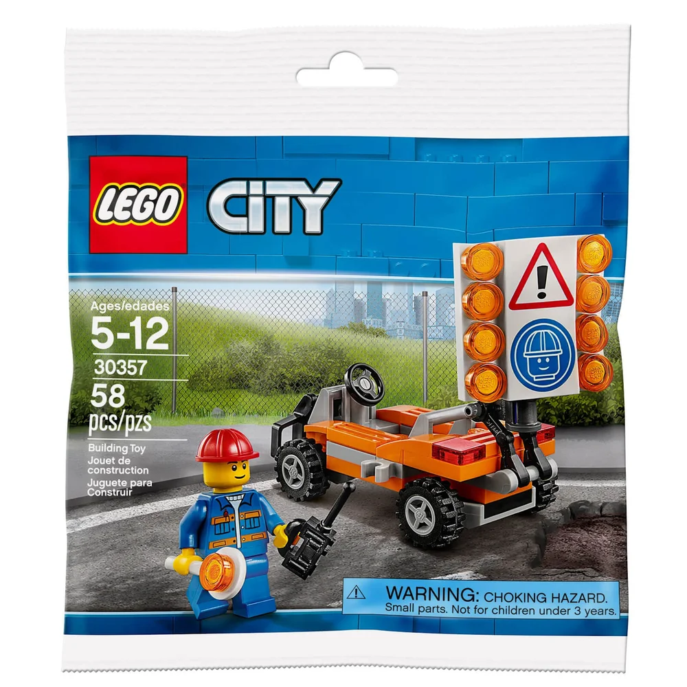 LEGO City: Straßenarbeiter Mini-Figur (30357) Bild 1