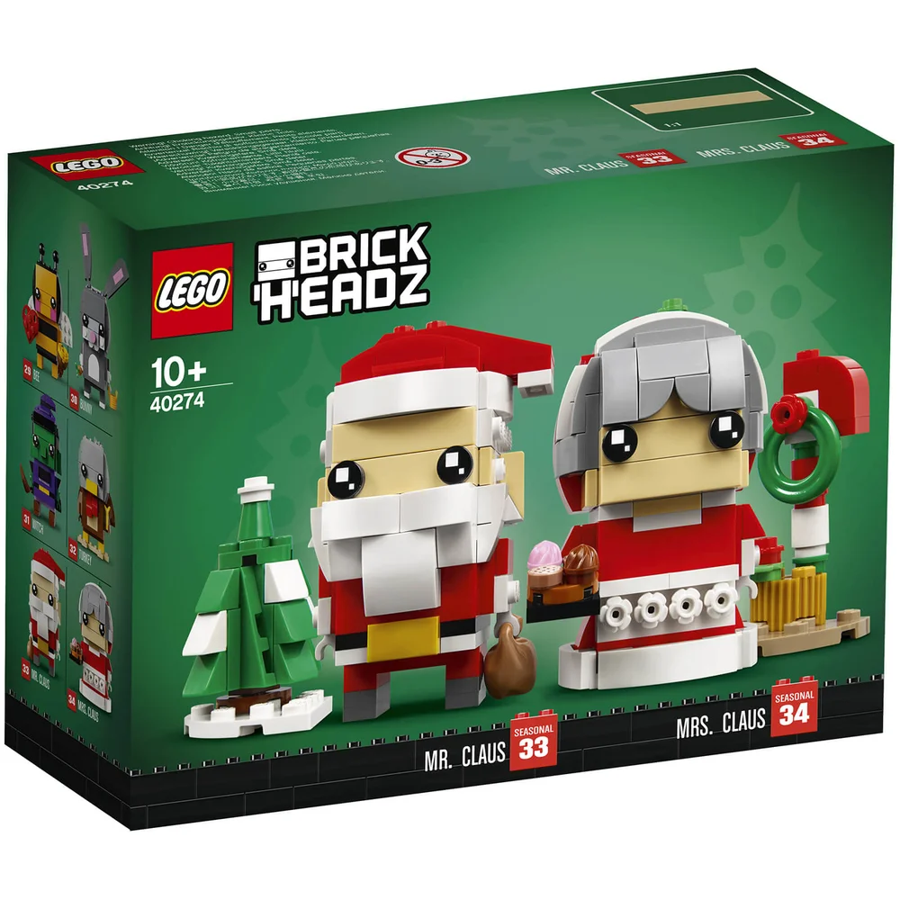 LEGO Brickheadz: Herr & Frau Weihnachtsmann (40274) Bild 1