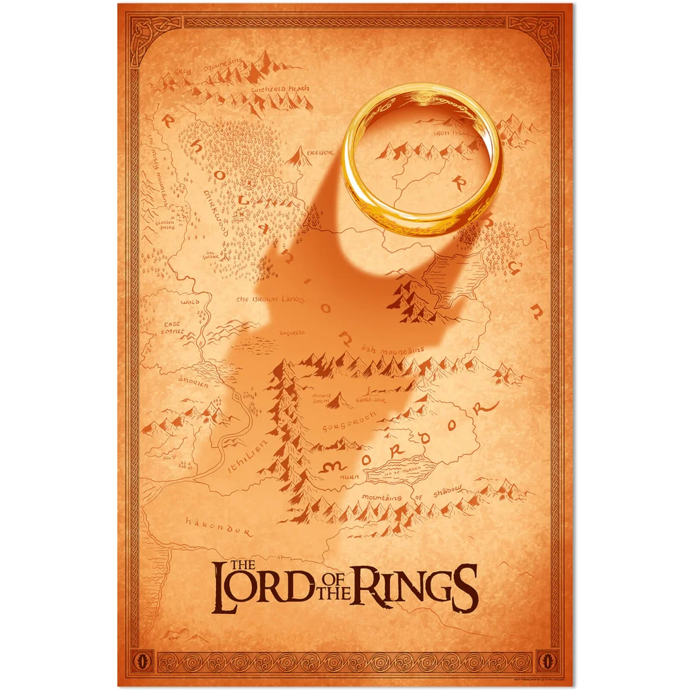 Lord of the Rings Foil Screenprint by Doaly Bild 1