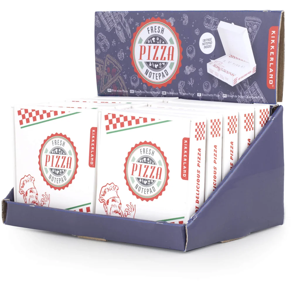 Kikkerland Pizza Notepad Bild 1
