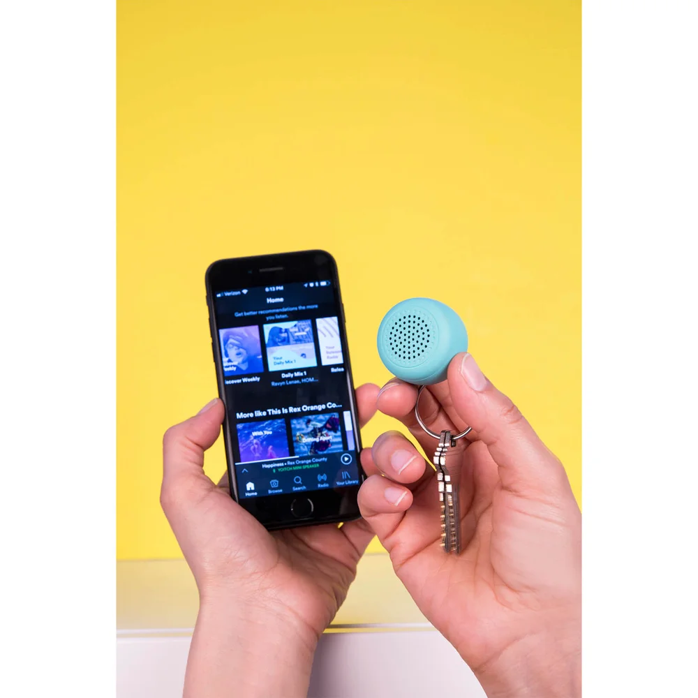 Kikkerland Blue Micro Speaker Bild 1