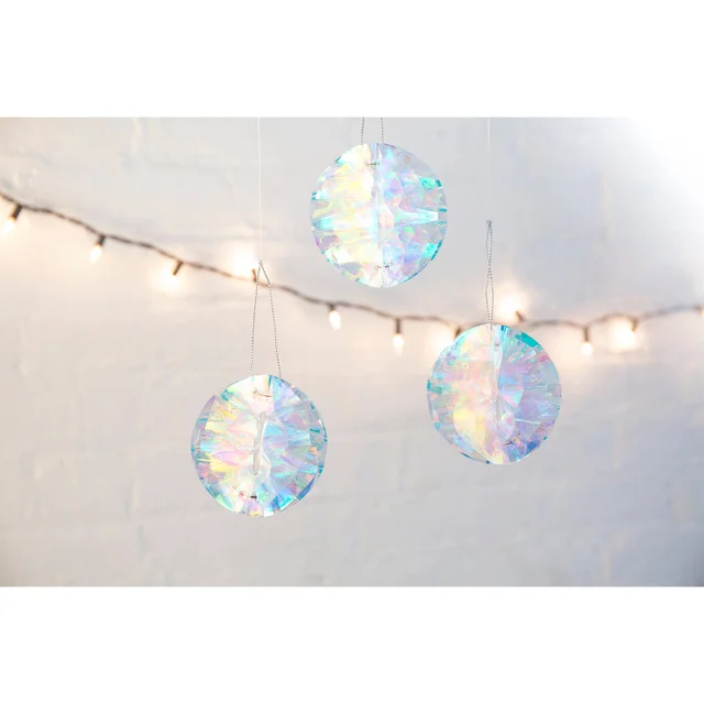 Kikkerland Iridescent Party Ornaments