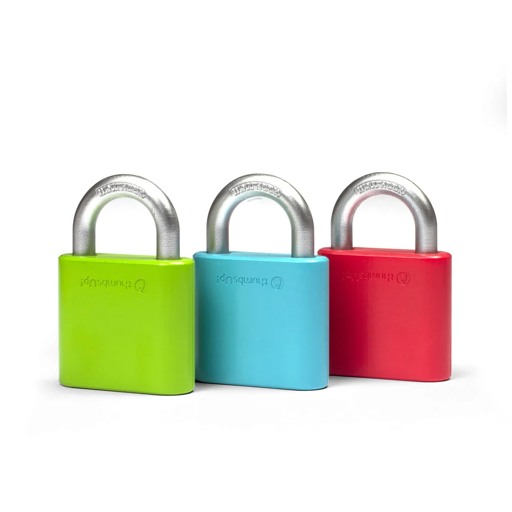 Thumbs Up! Padlock Wall Hooks (3 Pack) Bild 1