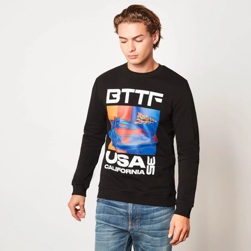Zurück in die Zukunft USA35 Unisex Sweatshirt - Schwarz - S Bild 1