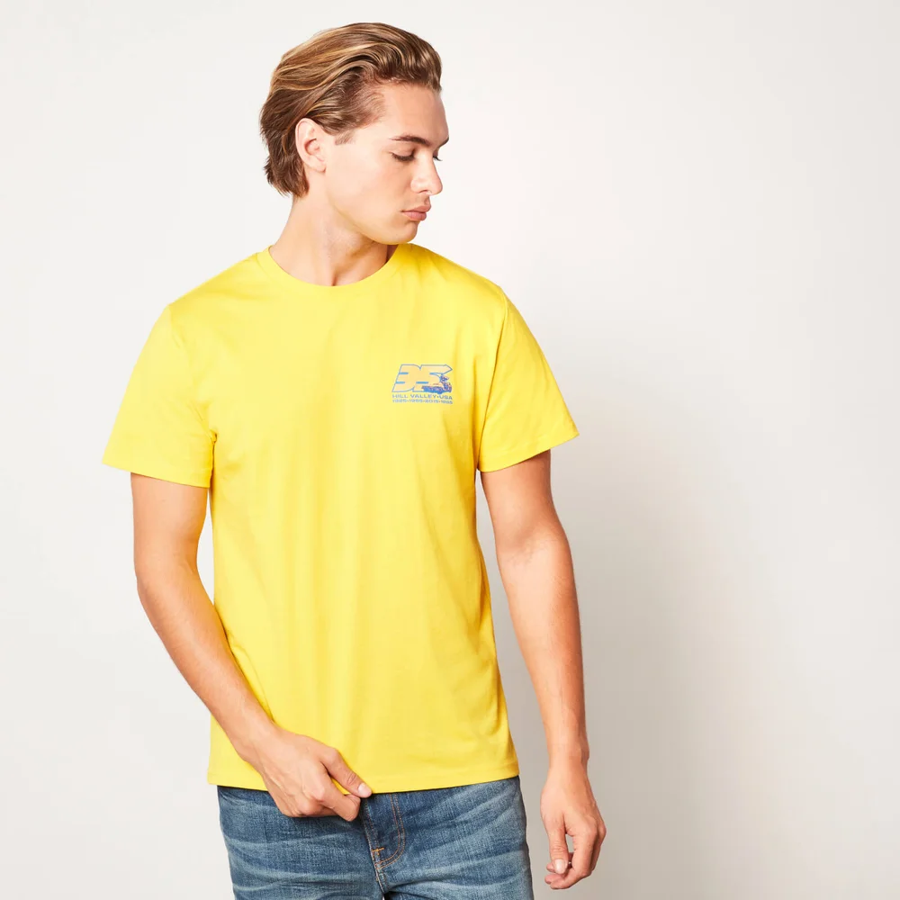 Zurück in die Zukunft 35 Hill Valley Front Unisex T-Shirt - Gelb - S Bild 1
