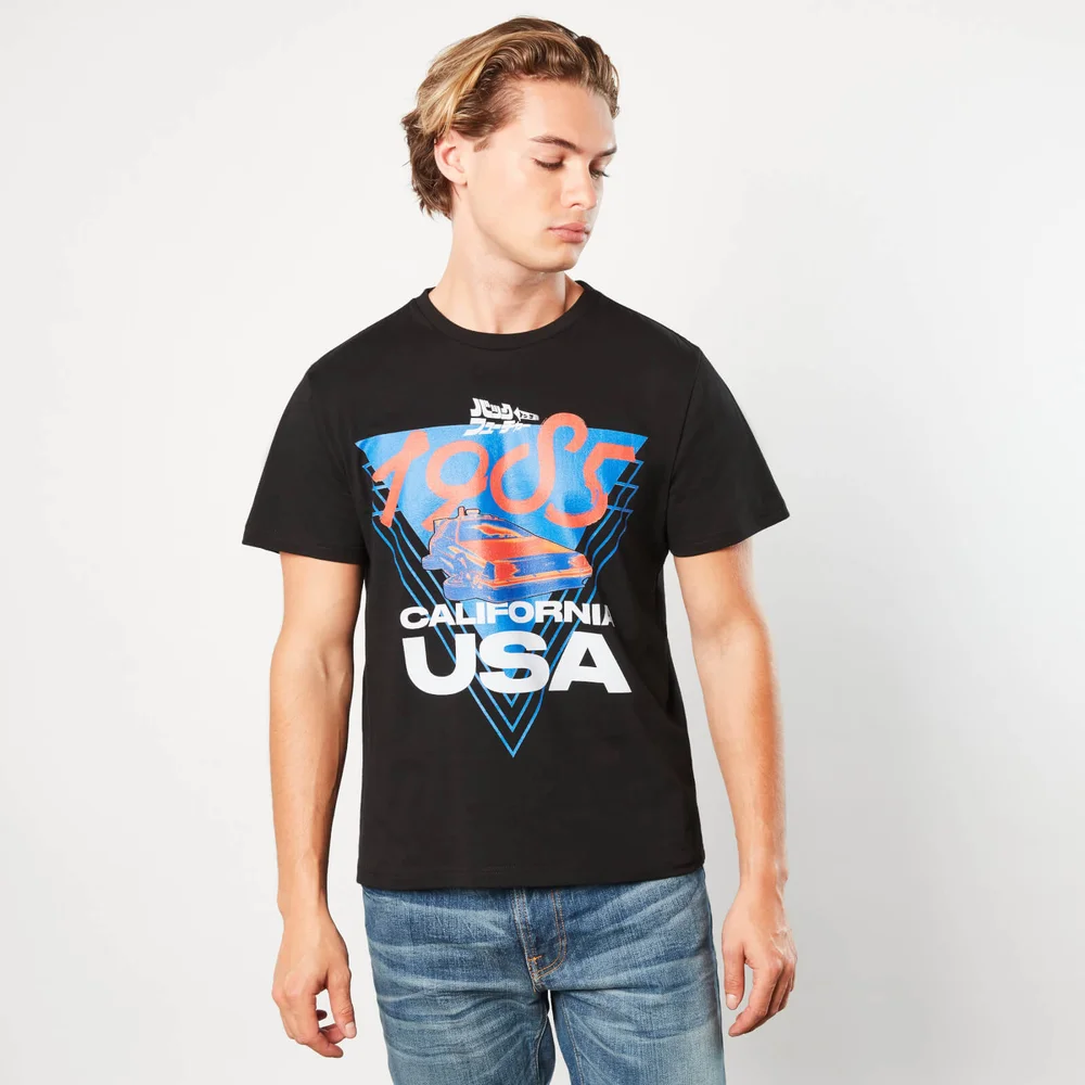 Zurück in die Zukunft 1985 California USA Car Unisex T-Shirt - Schwarz - S Bild 1