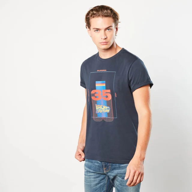 Zurück in die Zukunft Thirty Five Unisex T-Shirt - Navy Blau