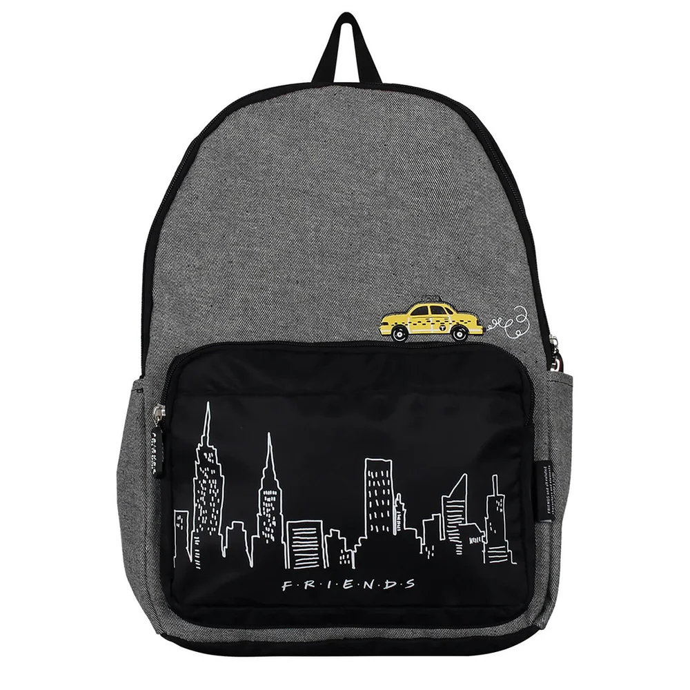 Friends Rucksack aus Denim mit Taxi Bild 1