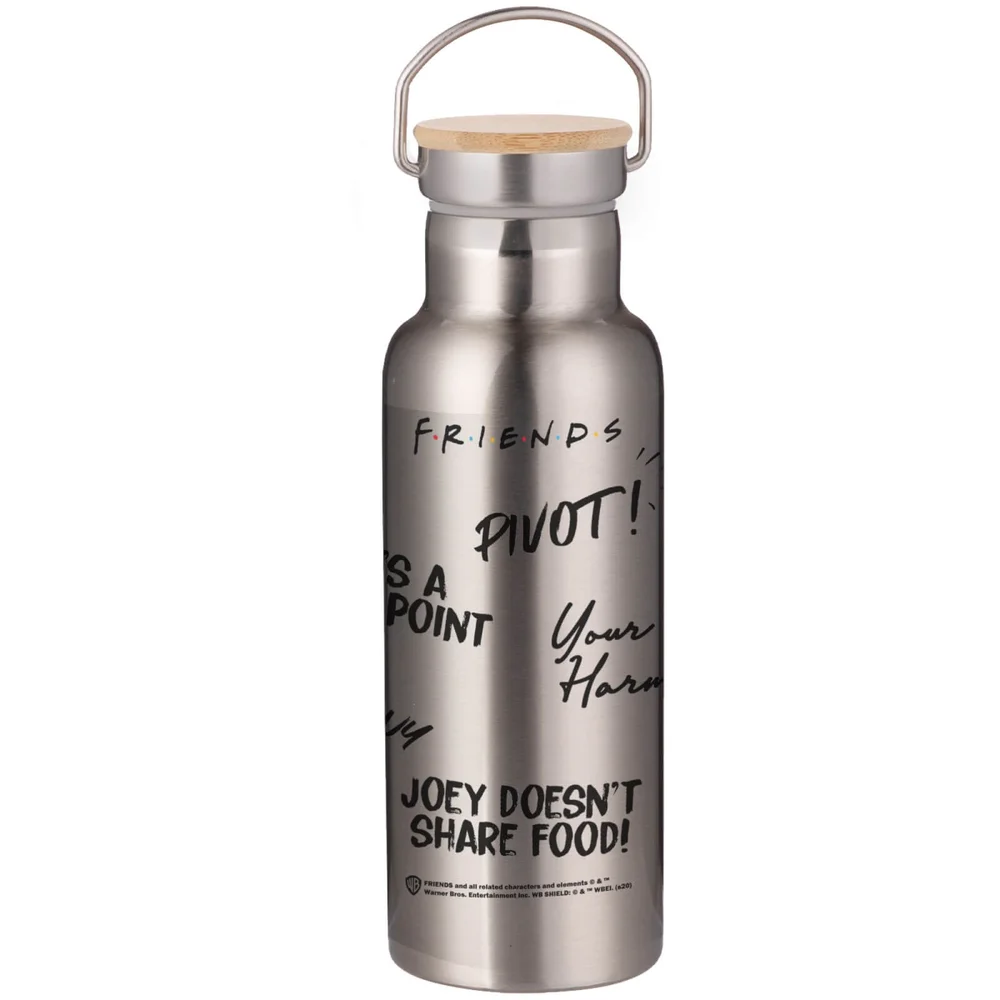 Friends Quotes Portable Insulated Water Bottle - Steel Bild 1
