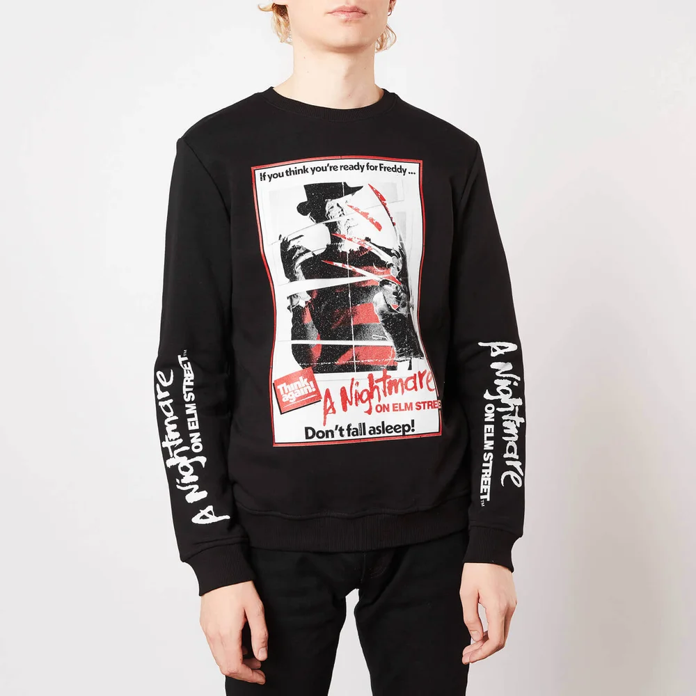 A Nightmare On Elm Street Don't Fall Asleep Sweatshirt - Schwarz - S Bild 1