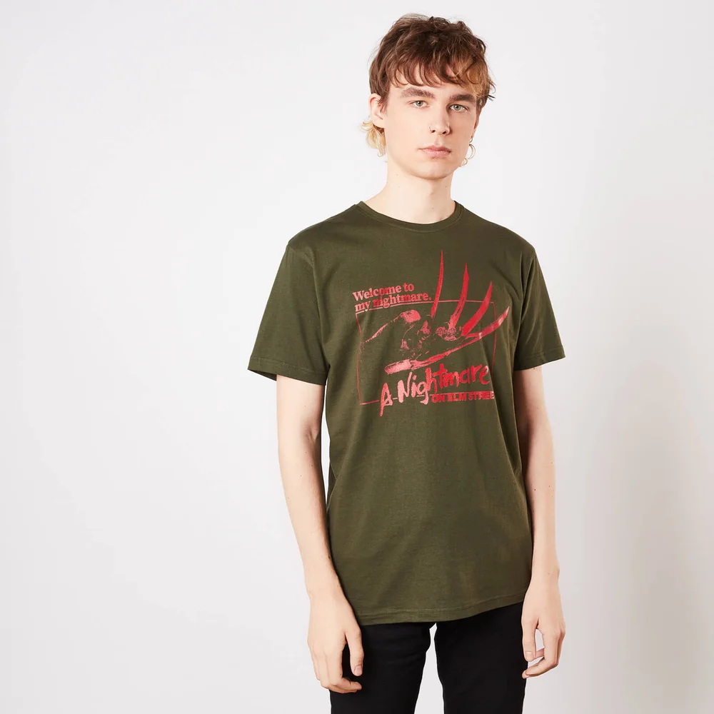 A Nightmare On Elm Street Welcome To My Nightmare Herren T-Shirt - Grün - S Bild 1